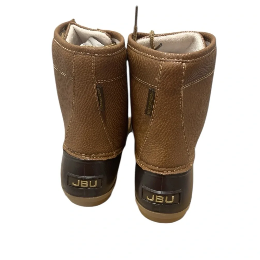 New in Box JBU Jambu Men's Size 12 Dk Brown & Tan Waterproof Boots